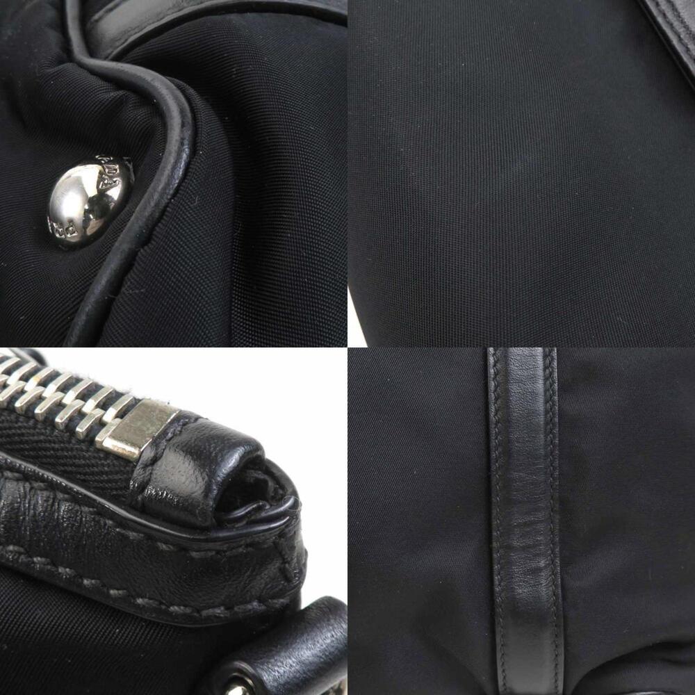 PRADA Black Leather Shoulder Bag - Picture 3 of 5